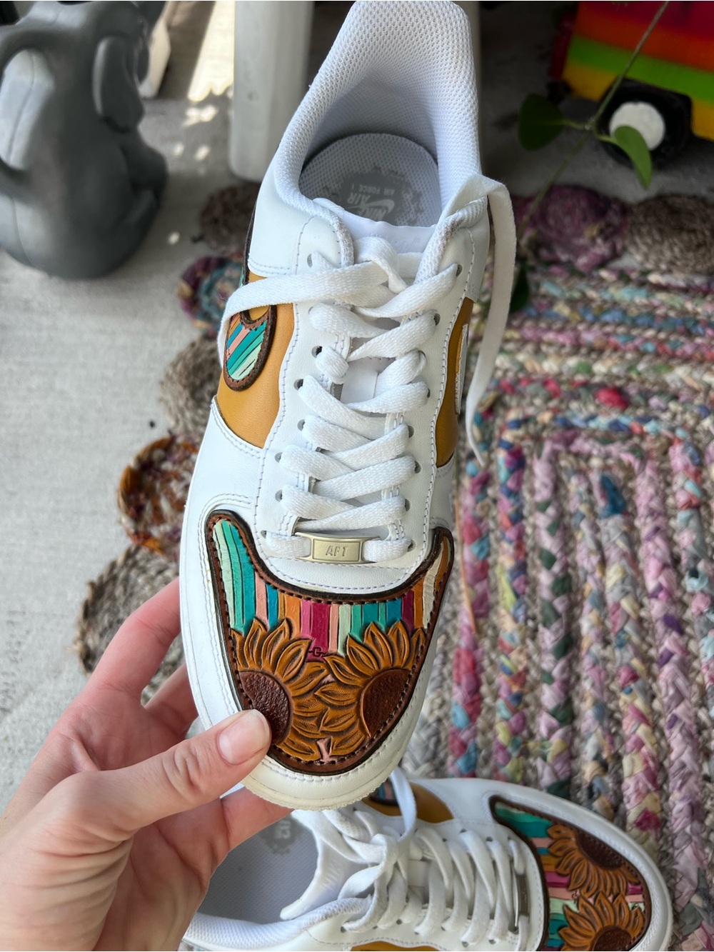 One of a kind Nike Air Force 1 Size 10 - Picture 5 of 8